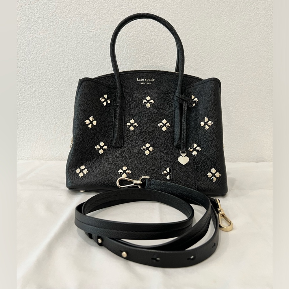 NWT Kate Spade New York “Margaux Spade Stud Medium Satchel” +dust/storage bag - Picture 14 of 16
